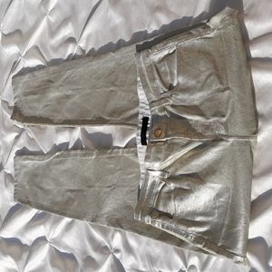 J Brand Sz 30 Maria Gold Messaline Pants